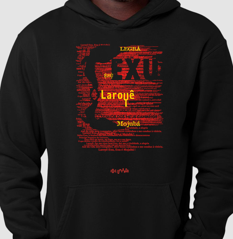 hoodie EXU oração unissex