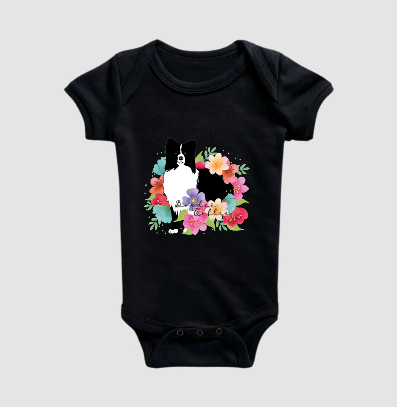 Border Collie Floral