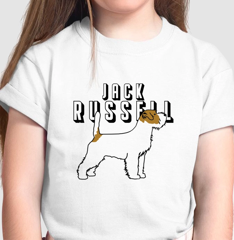 Camiseta Infantil Jack Russell