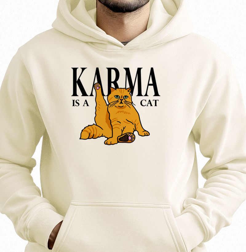 Karma is a cat