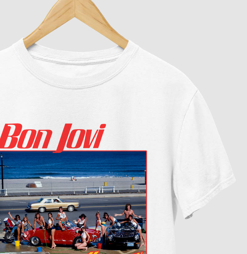 Camiseta Bon Jovi Slippery When Wet