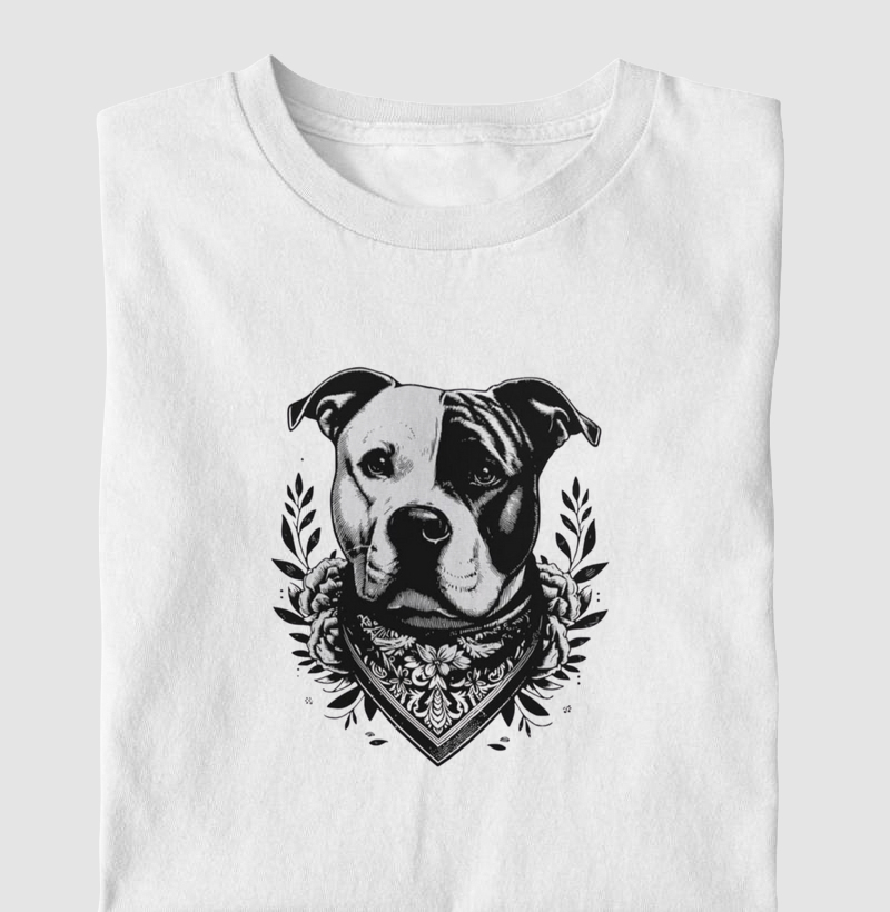 Pit bull com bandana 