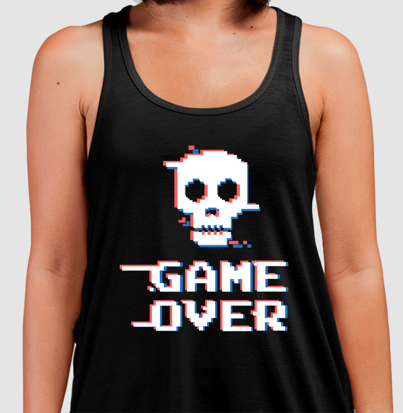GAME OVER SKULL – Think Tee