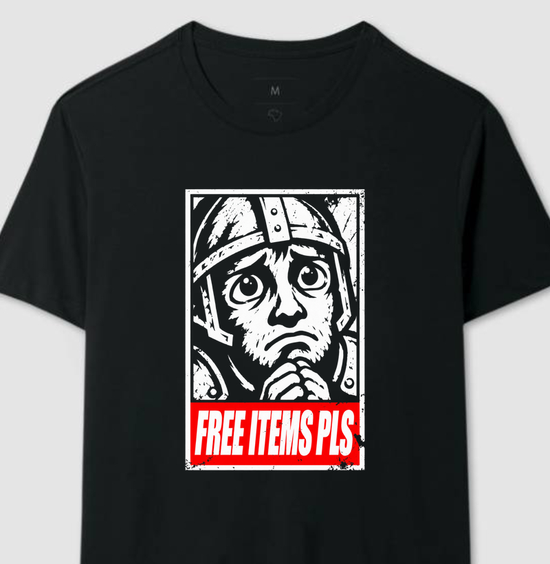 Free Items Pls - Centralizada - Camiseta