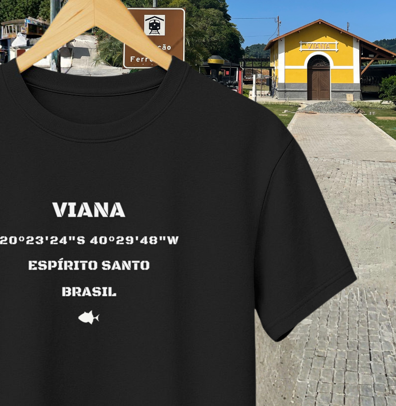 Coordenadas Viana ES - #27685 - Camiseta