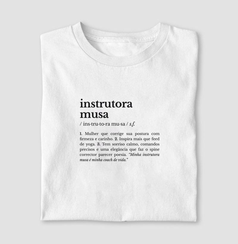 instrutora musa – substantivo feminino