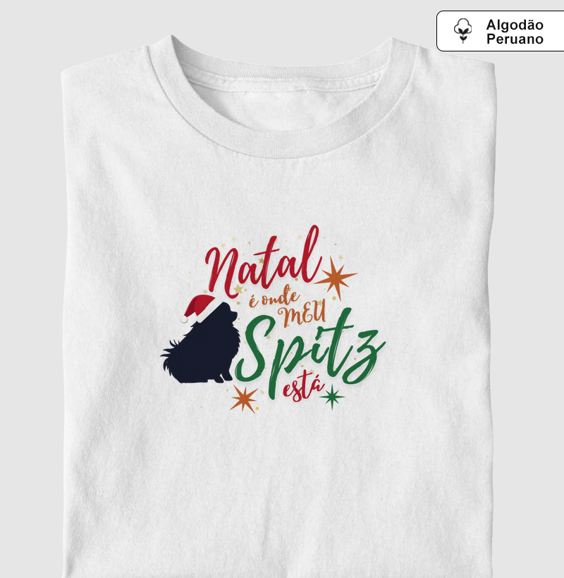 Natal é onde meu Spitz está