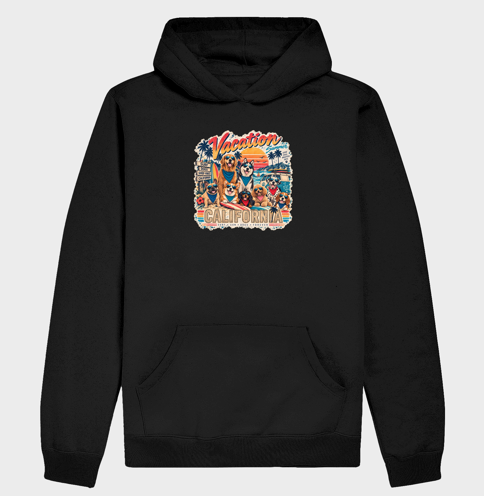 Vacation Summer Dogs - Hoodie Moletom