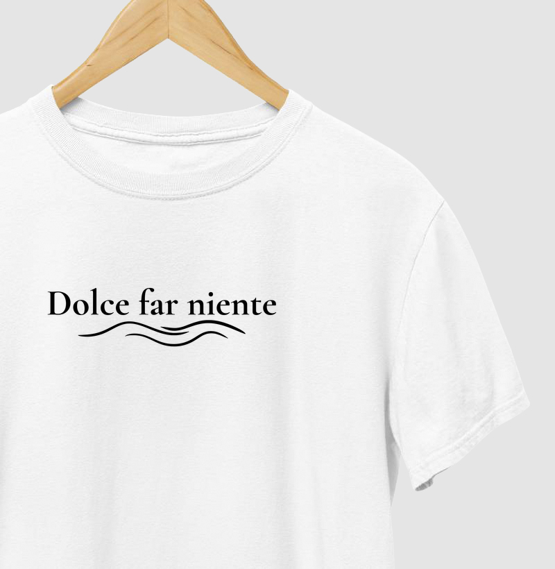 "O doce prazer de não fazer nada"