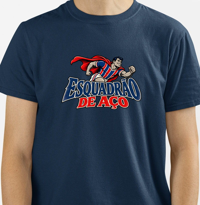 ESQUADRÃO DE AÇO - Camiseta