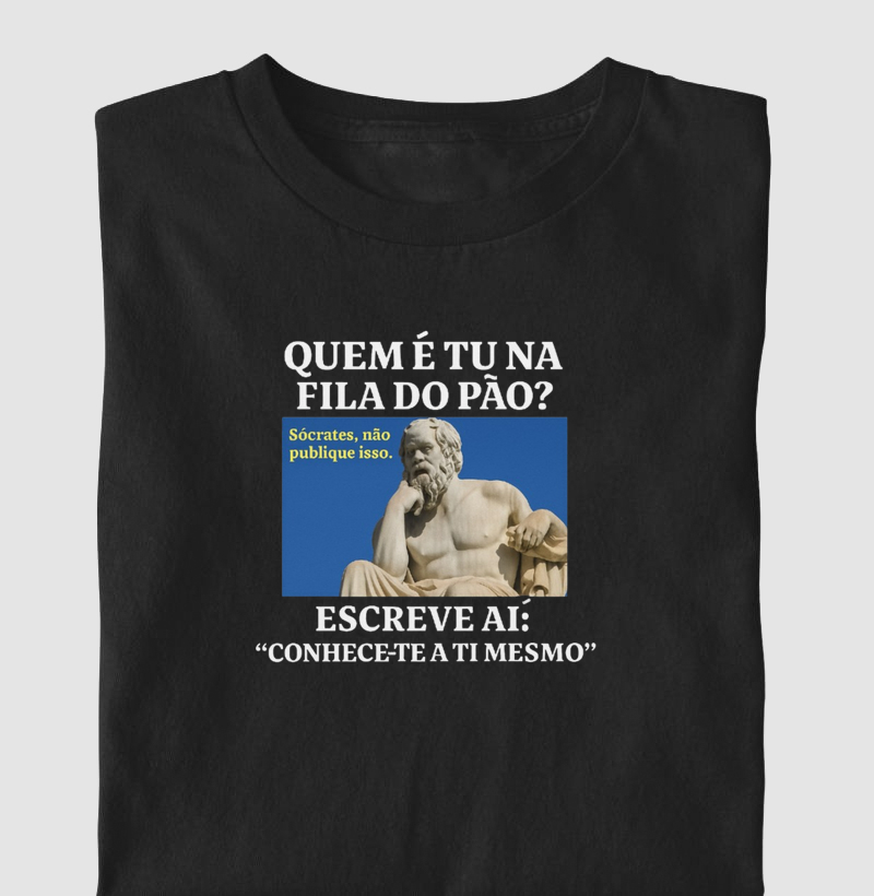 Meme Sócrates - Quem É Tu na Fila do Pão?