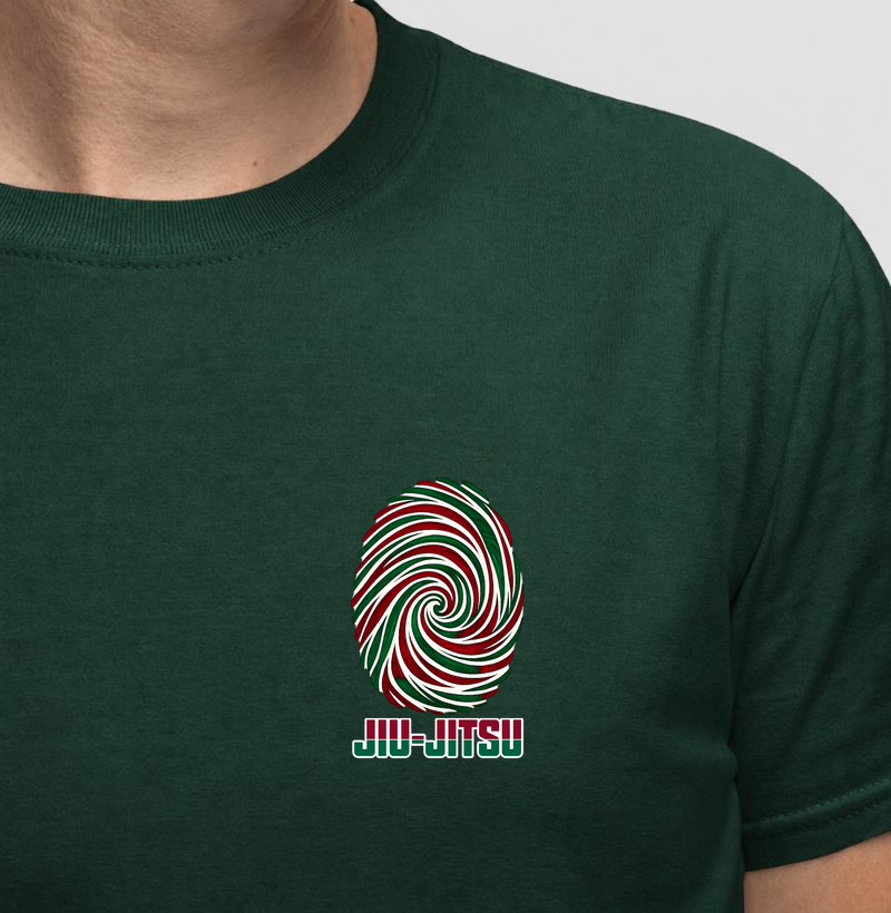 Digital Verde, Branco e Grená - Precisão na Arte Suave