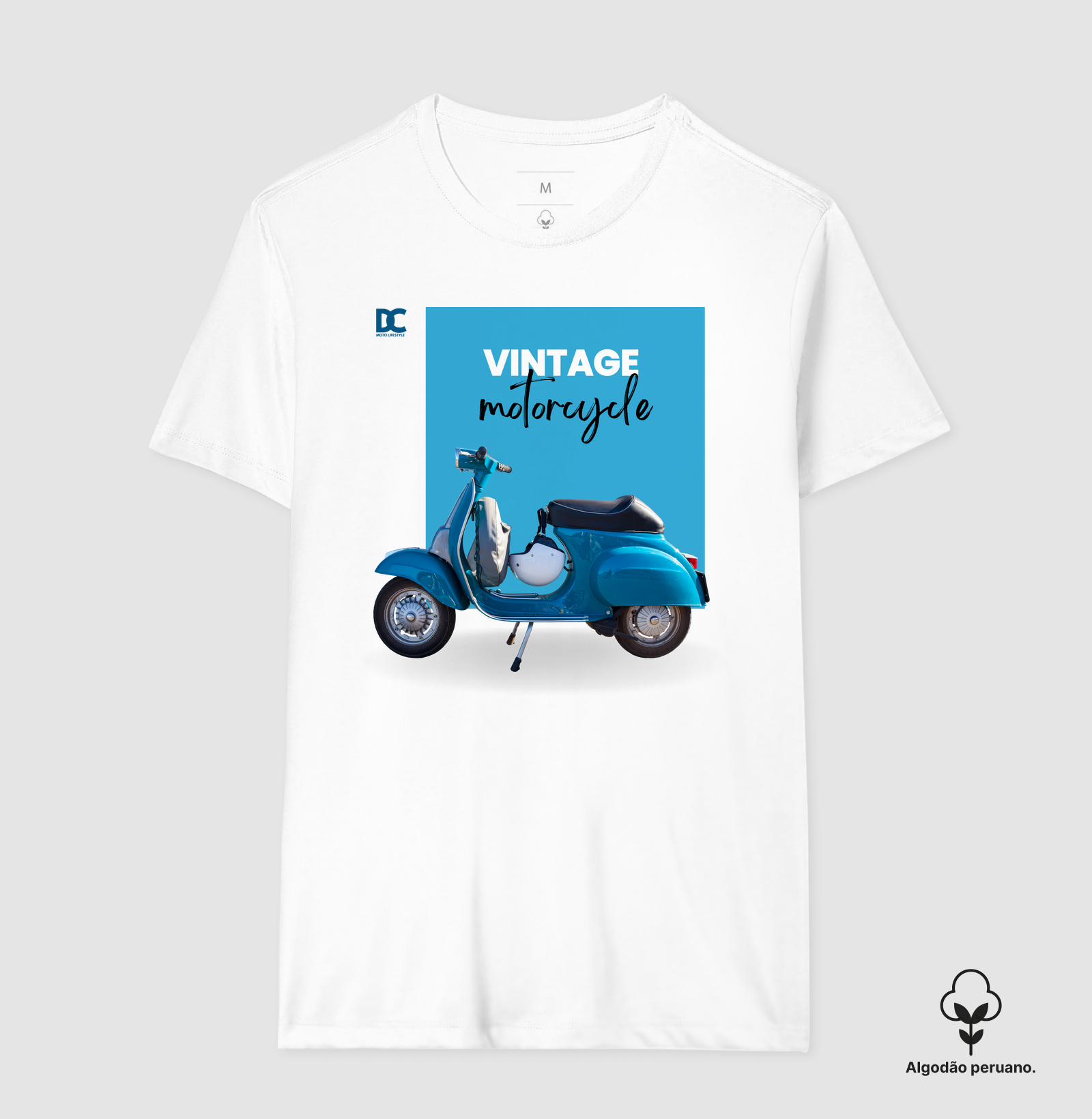 Camiseta Vespa Azul
