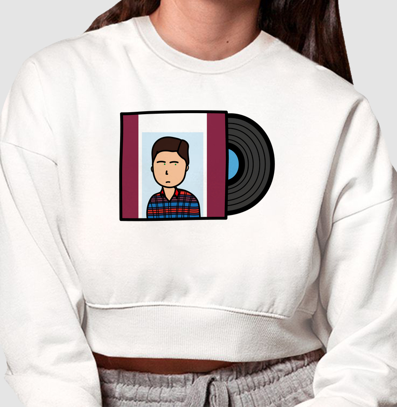 Cropped Moletom Inspiração Chico Buarque - Volume 3