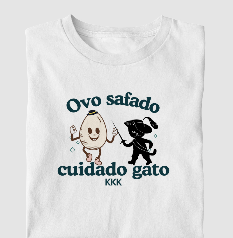 Ovo safado cuidado gato kkk
