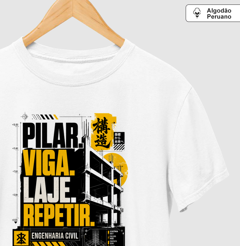 Pilar. Viga. Laje. Repetir.