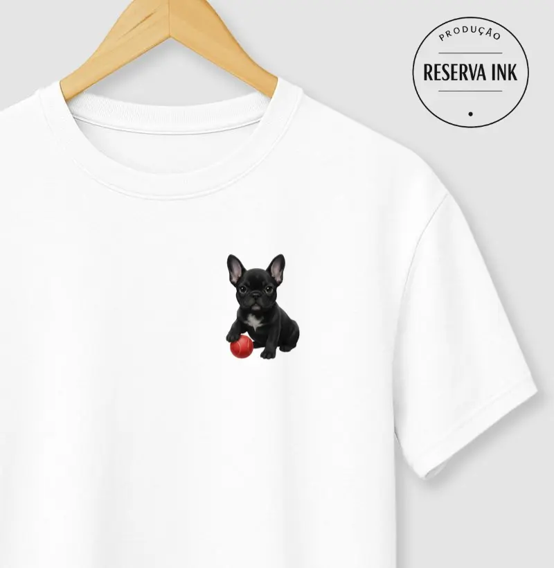 Bulldog Preto Minimalista