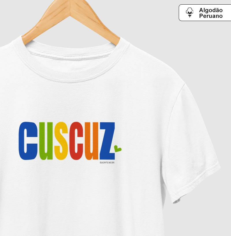 Camiseta Cuscuz |Algodão Peruano - OxenteWear