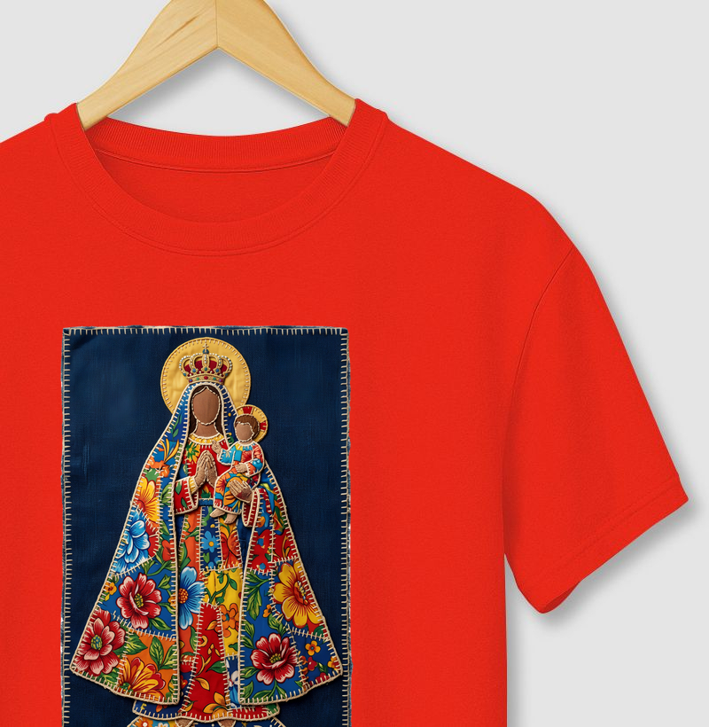 Colcha de retalhos Nossa Senhora
