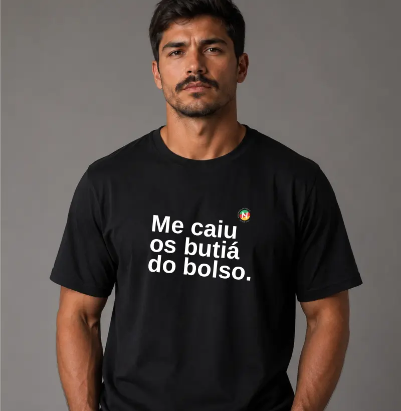  Camiseta Rio Grande – Me caiu os butiá do bolso