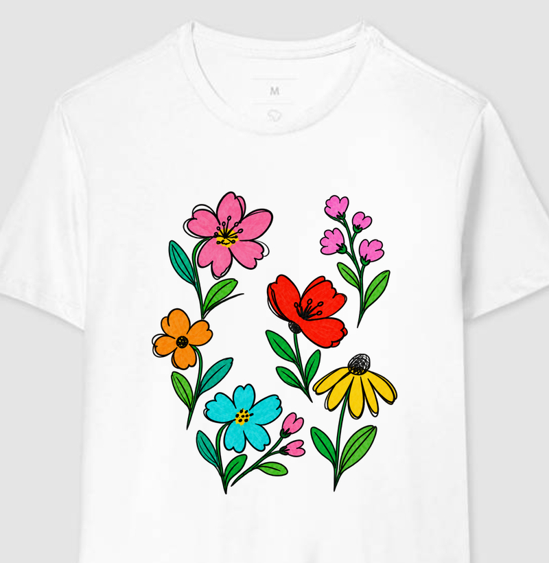 FLOWERS - Camiseta