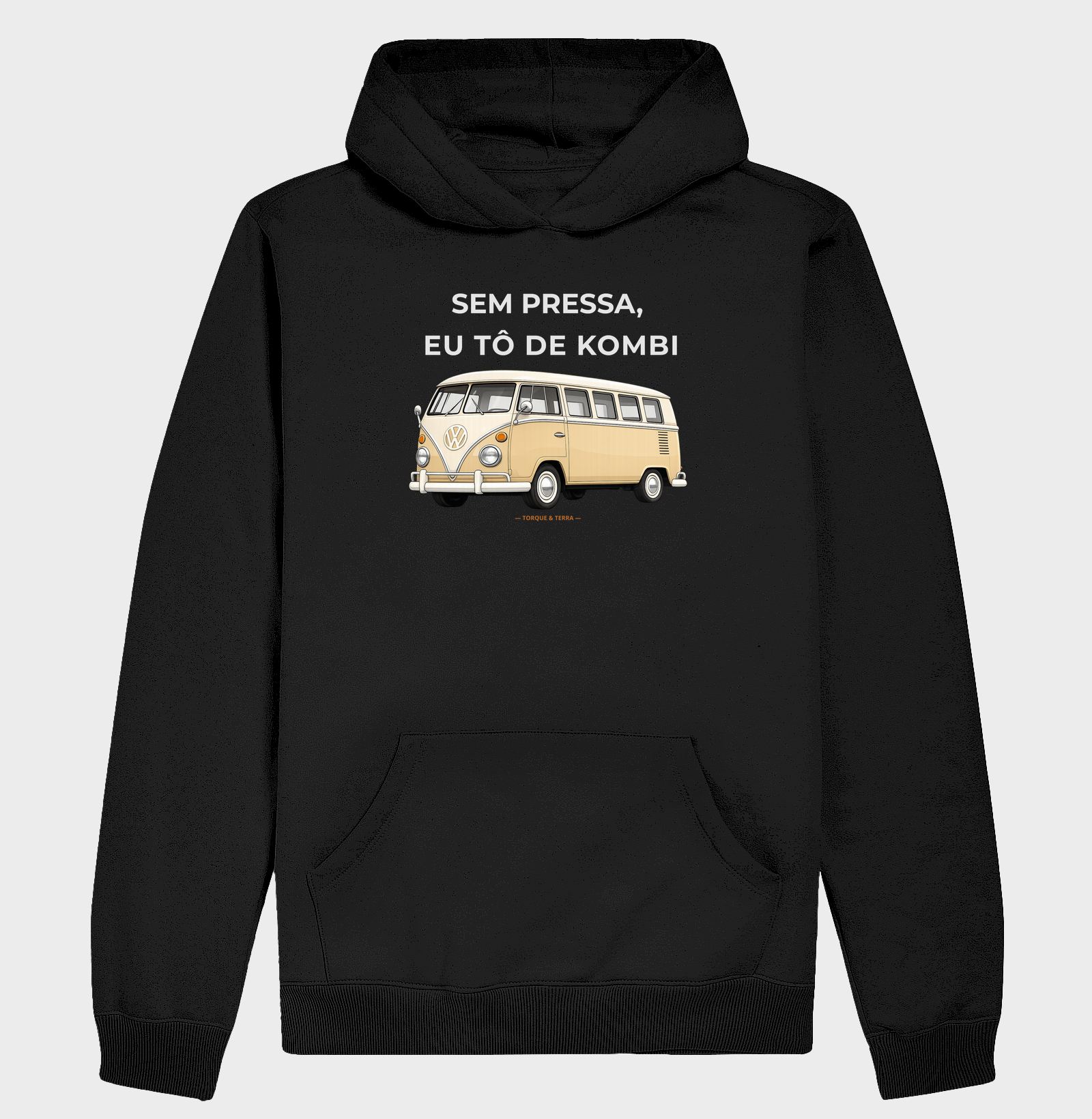 Sem pressa, eu tô de Kombi - bege