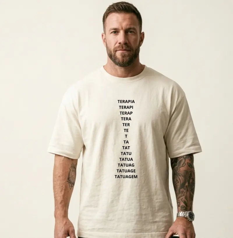 Ampulheta - Camiseta Oversized
