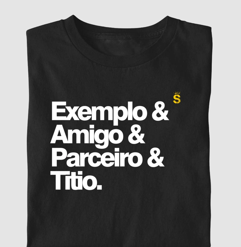 Exemplo & Amigo & Parceiro & Titio.