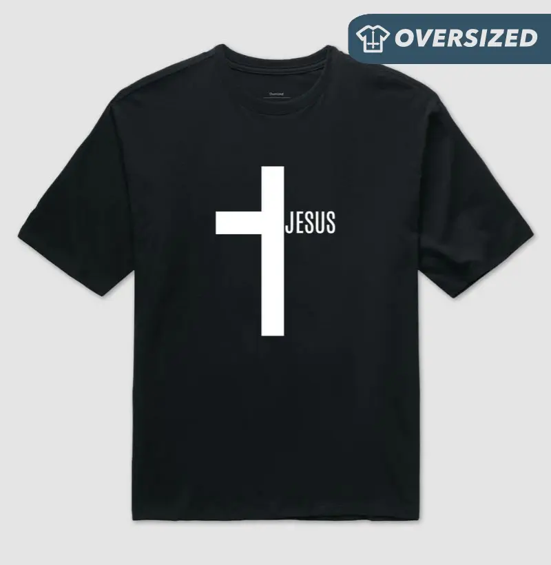 Cruz Jesus - Estampa Branca