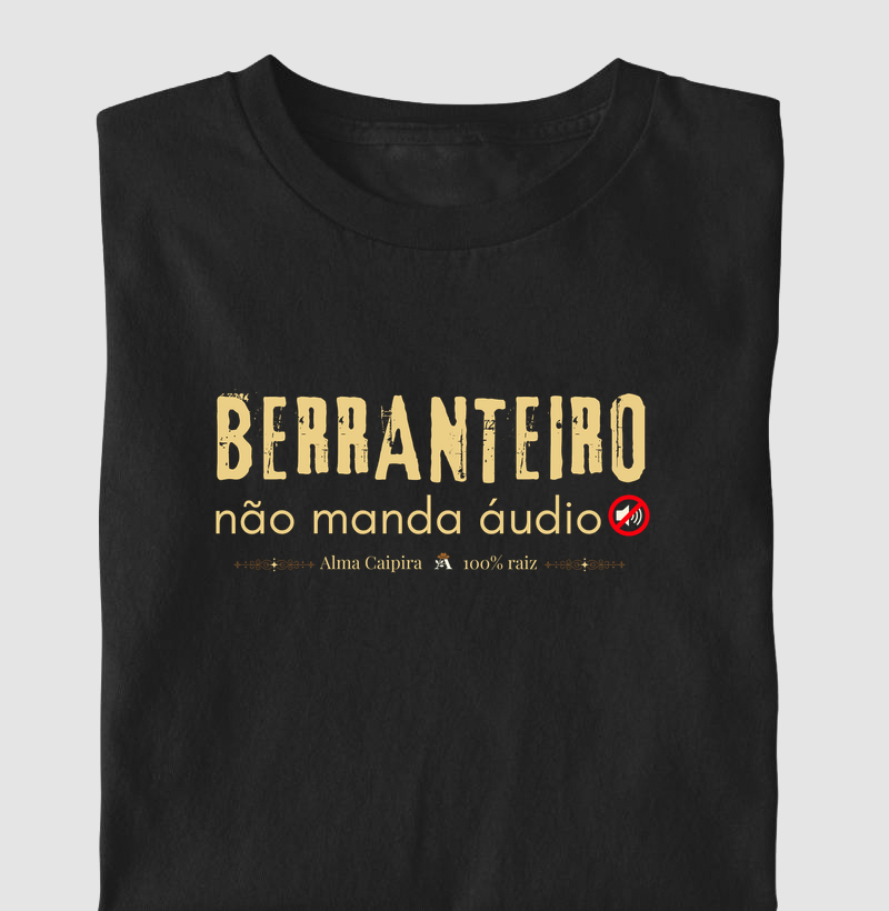 Berranteiro não manda áudio
