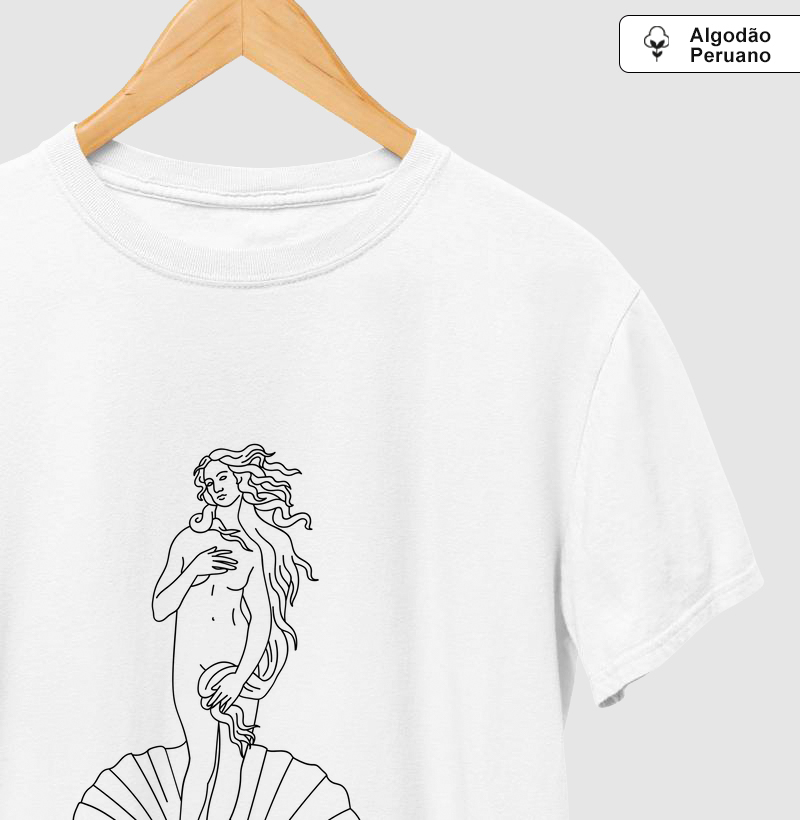 Camiseta Algodão Peruano - Seja Sua Própria Musa
