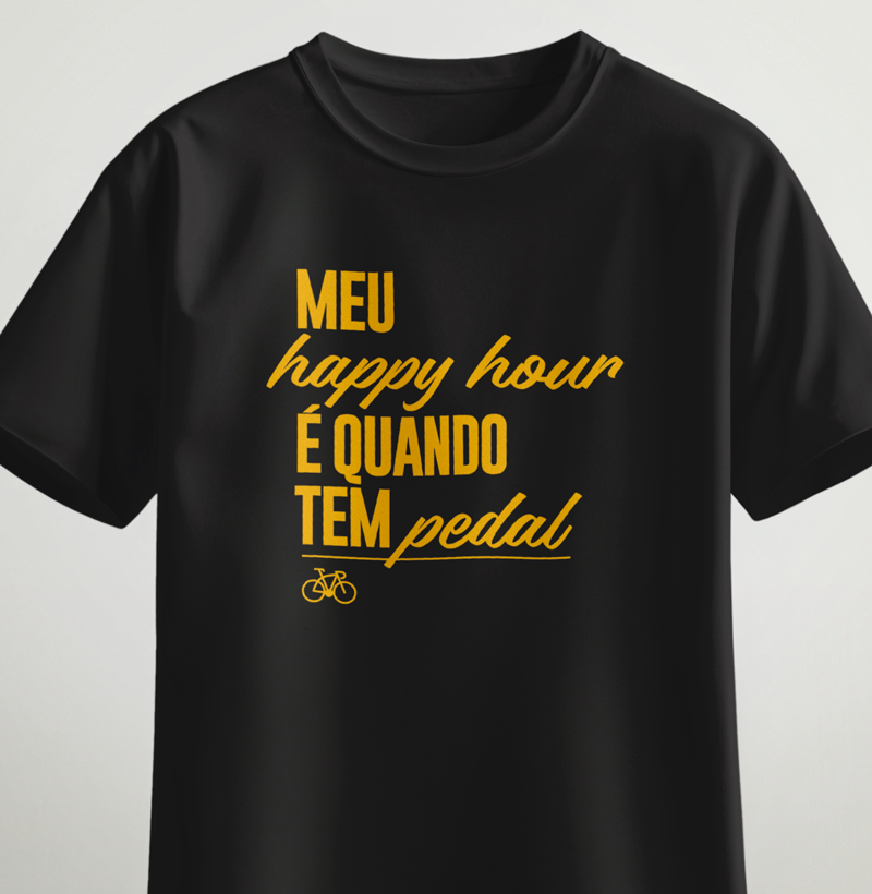 Meu happy hour é quando tem pedal