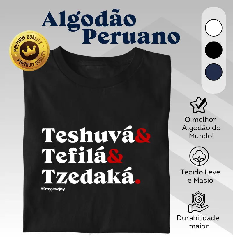 Tshuvá, Tefilá e Tzedaká