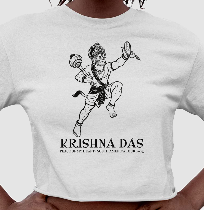 Hanuman Hand - Cropped - Estampa Preta