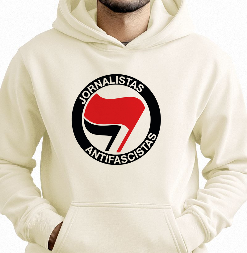 JORNALISTAS ANTIFASCISTAS - Hoodie Moletom