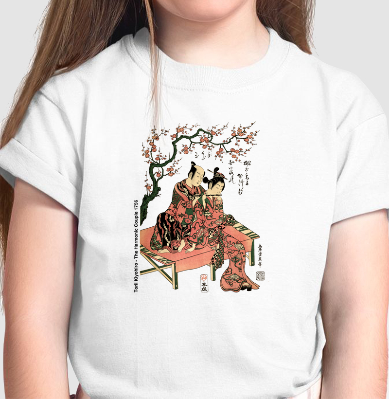 The Harmonic Couple (1756) - Torii Kiyohiro