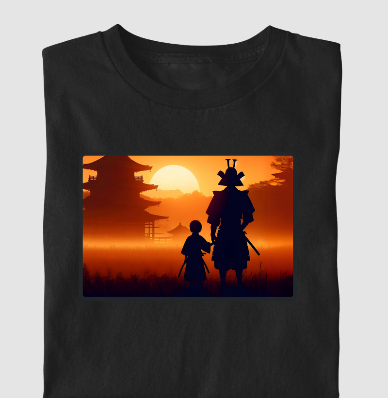 SAMURAI - Pai e filho ao pôr do sol