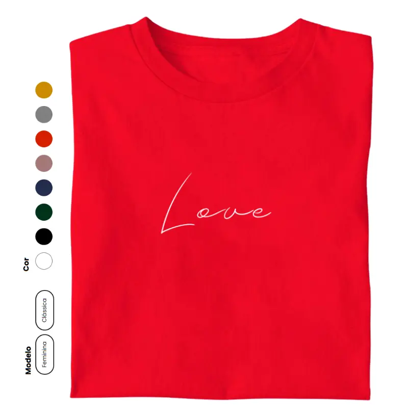 Love - camiseta nacional PREMIUM