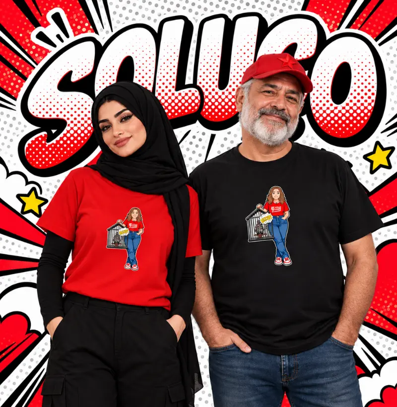 Camiseta Soluço em Algodão