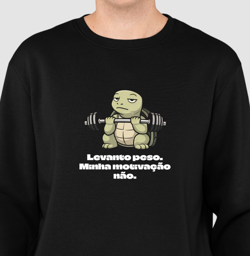 Levanto peso, minha motivação não