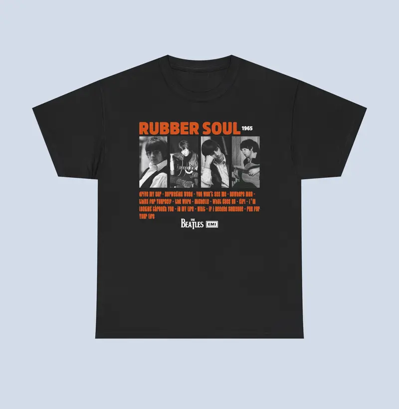 Camiseta Rubber Soul In Studio - Camiseta