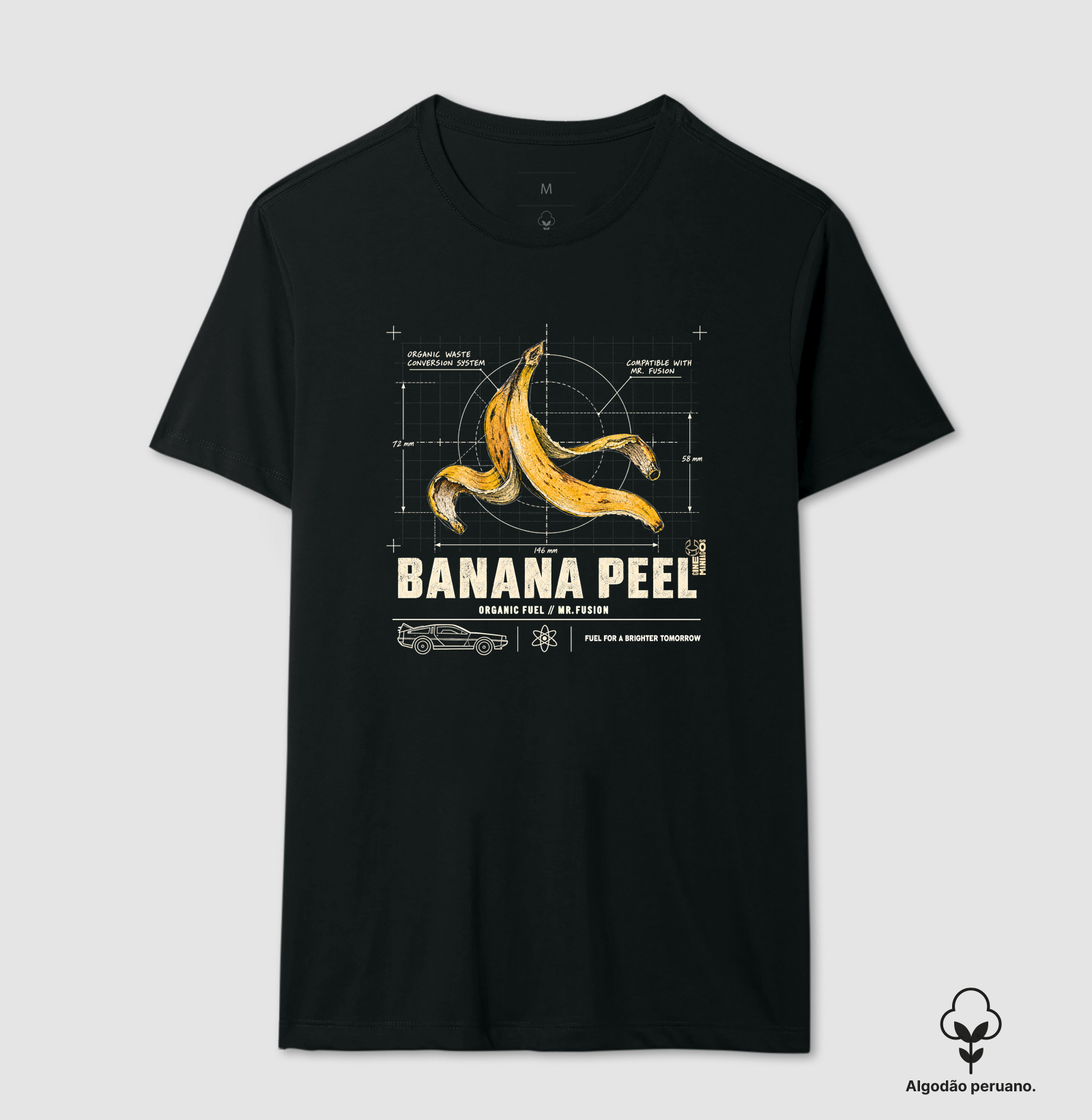Banana Peel Organic Fuel - Camiseta Algodão Peruano