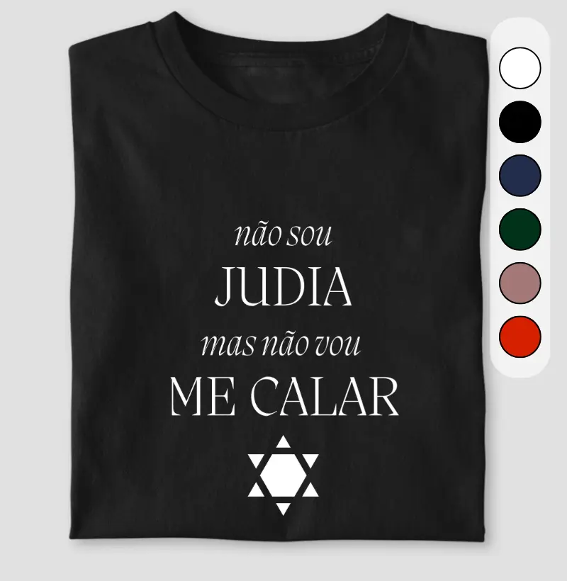 Não sou judia mas não vou me calar