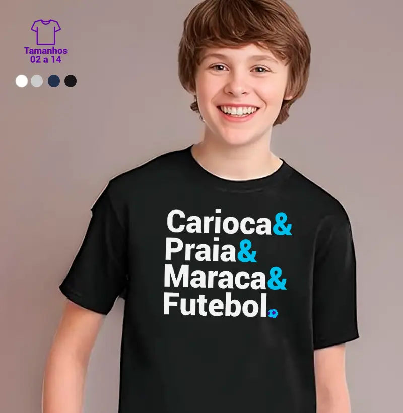 Camiseta Maraca & Praia - Kids