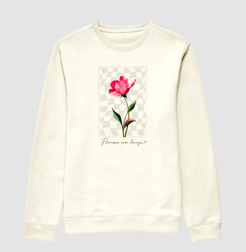 Camiseta Floresça com Leveza