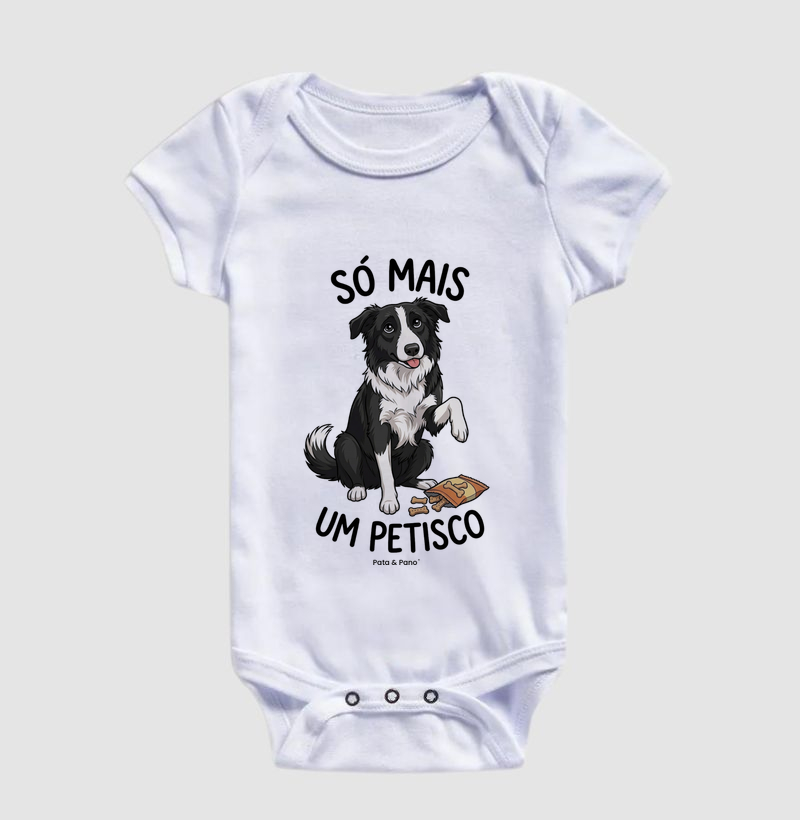 BODY BEBÊ BORDER COLLIE PETISCO