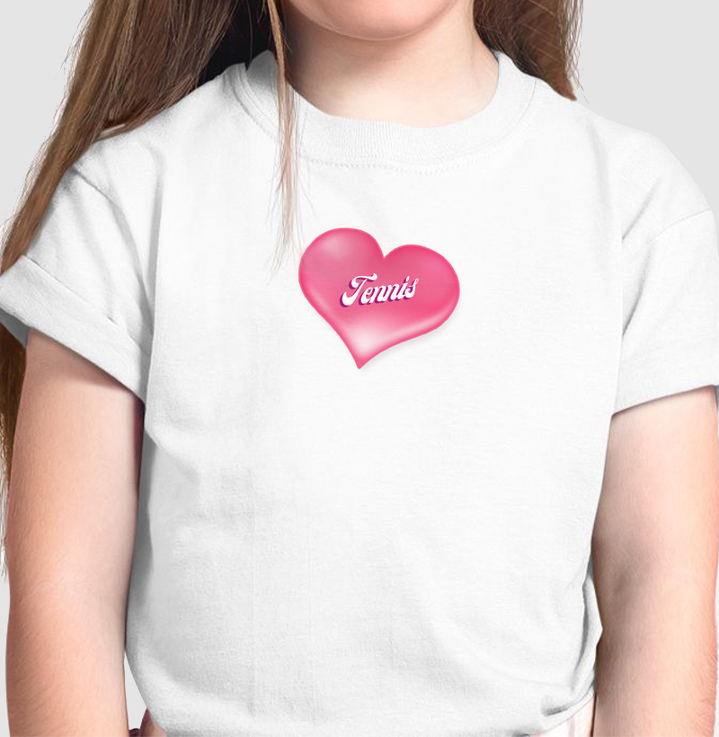 Tennis Pink Heart