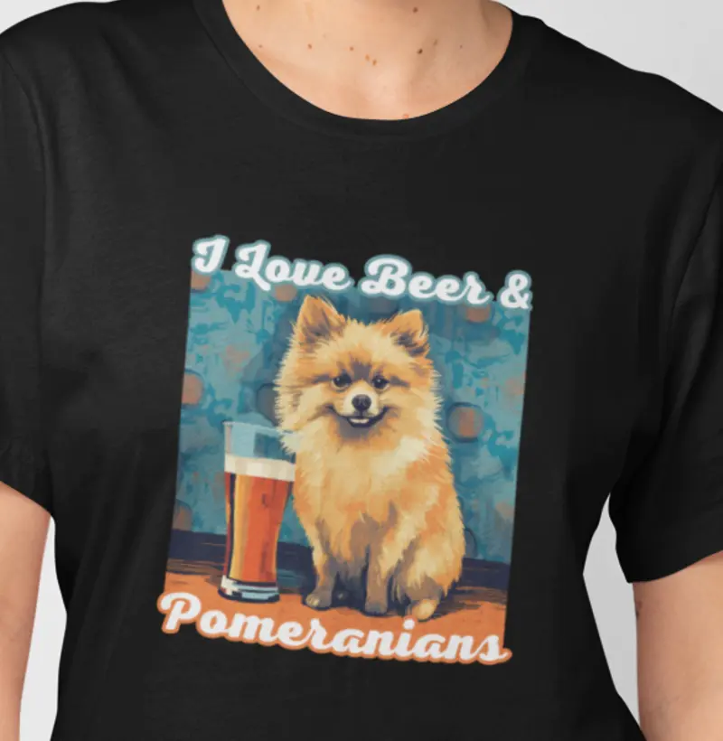 I Love Beer & Pomeranians