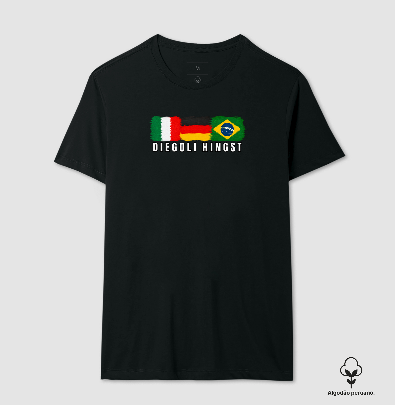 Diegoli Hingst - Camiseta Algodão Peruano