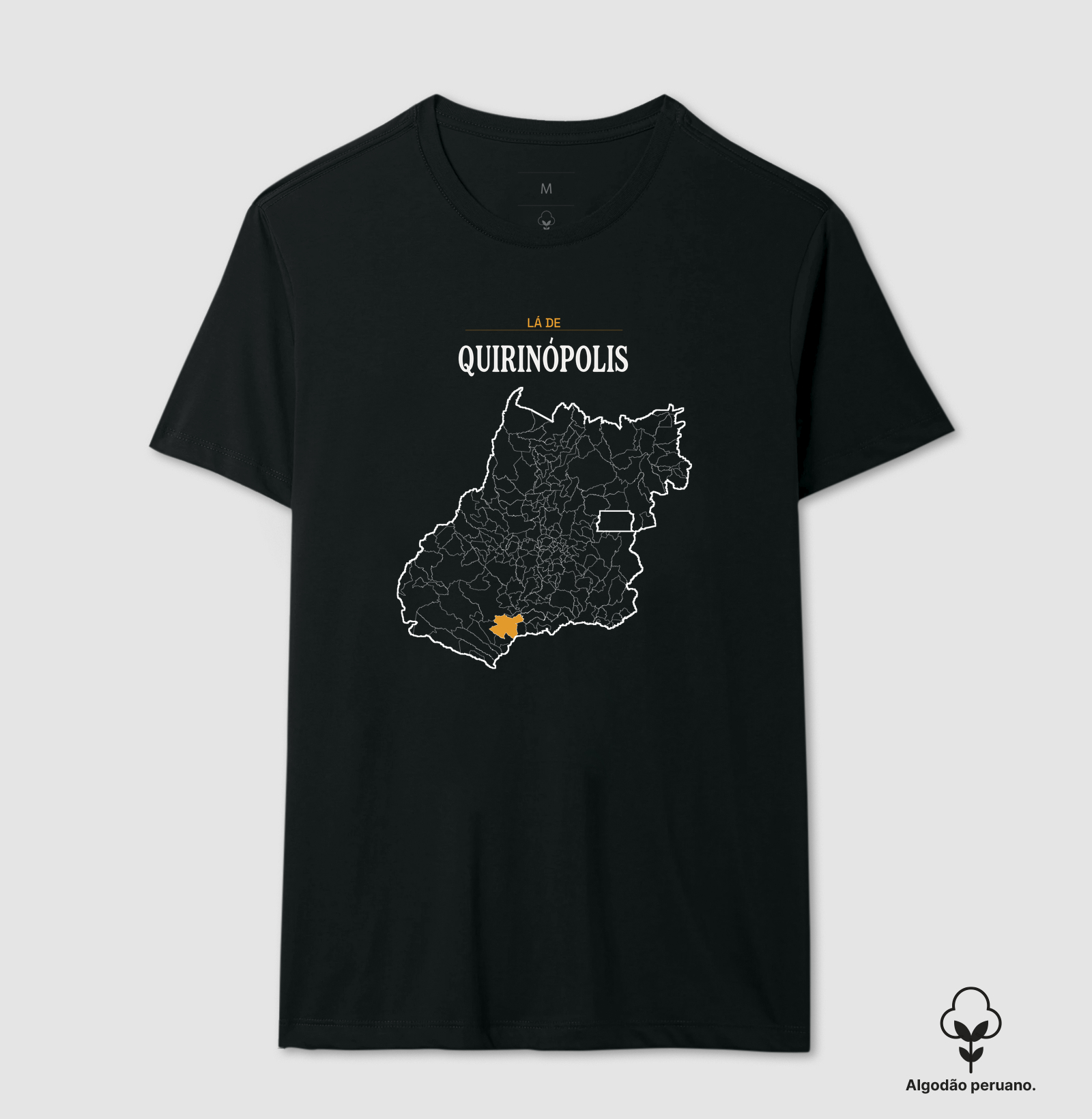 Quirinópolis | Território GO - Camiseta Algodão Peruano